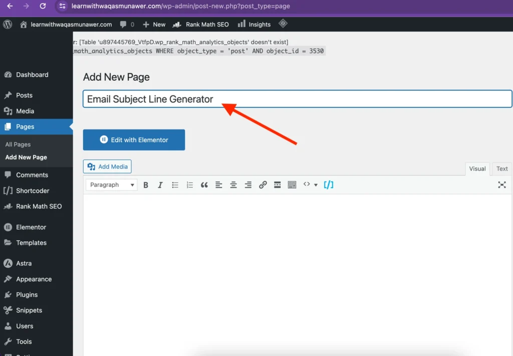 Email Subject Line Generator Tool